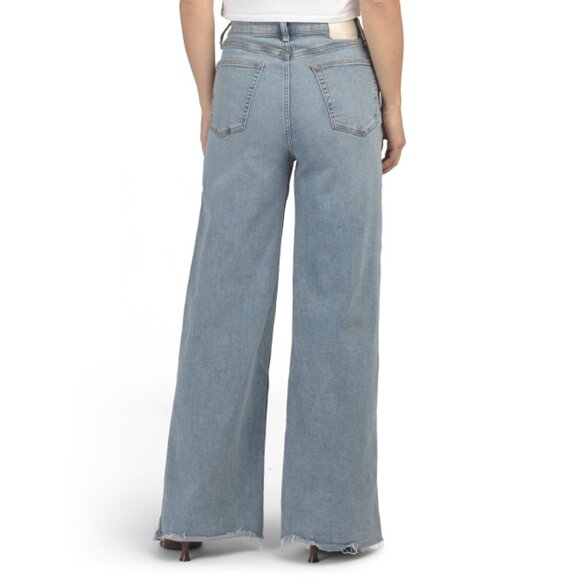 RAG & BONE Whitney Made In Usa Flexi Sofie High Rise Wide Leg Jeans - Picture 2 of 2